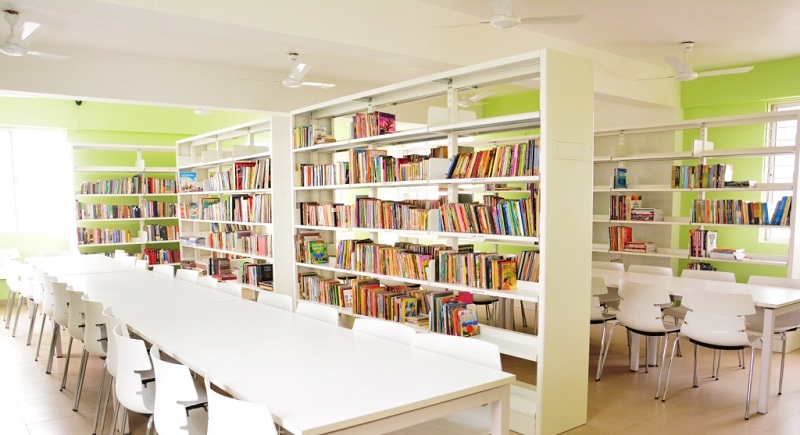 Fully Equipped Library | Purushottam Bhagchandka Academic School