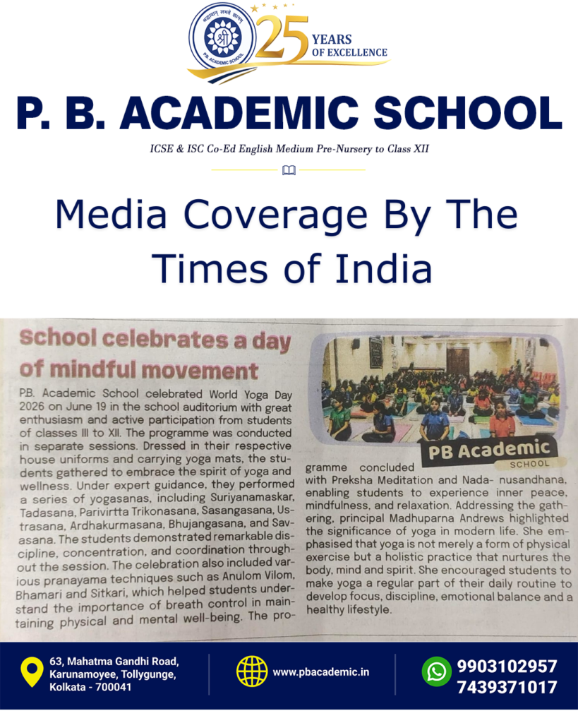 PBAS in News Featured in The Times of India